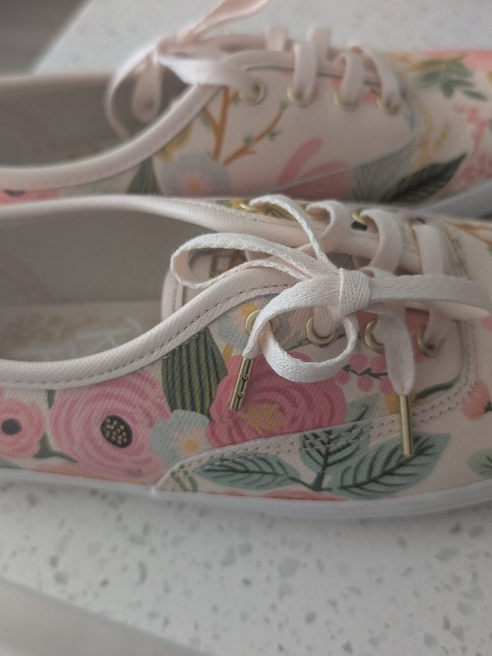 Rifle Paper Keds, size 6.5